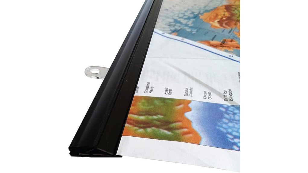 48 inch black hanging rails