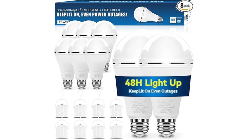 48hr emergency rechargeable led