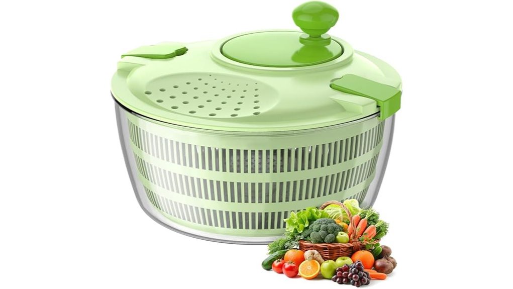 4 4qt salad spinner basket