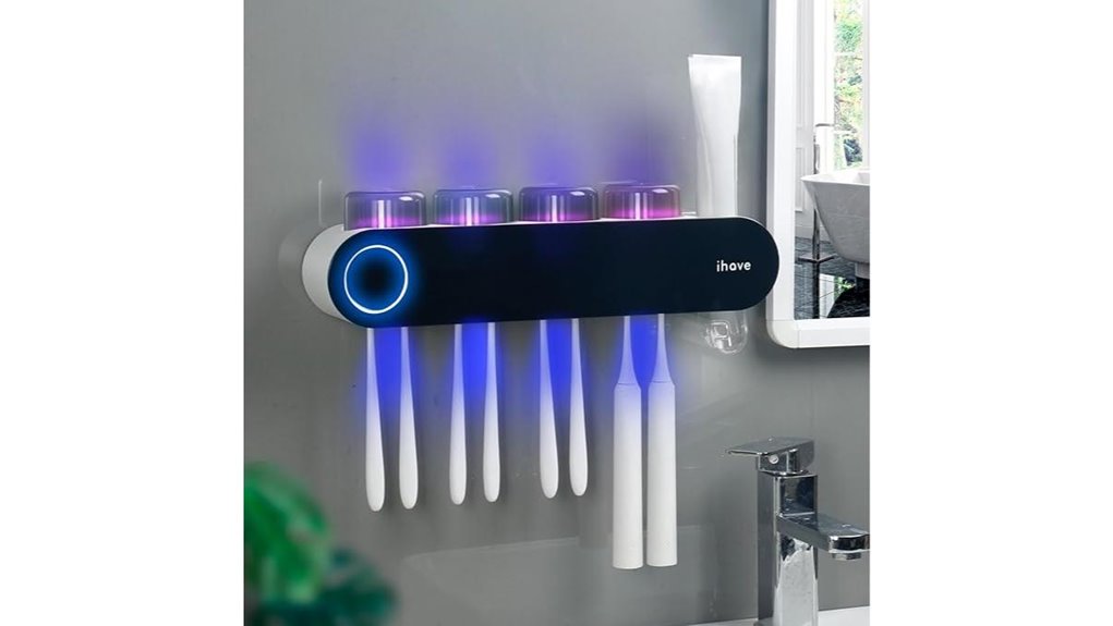 4 cup uv toothbrush sanitizer