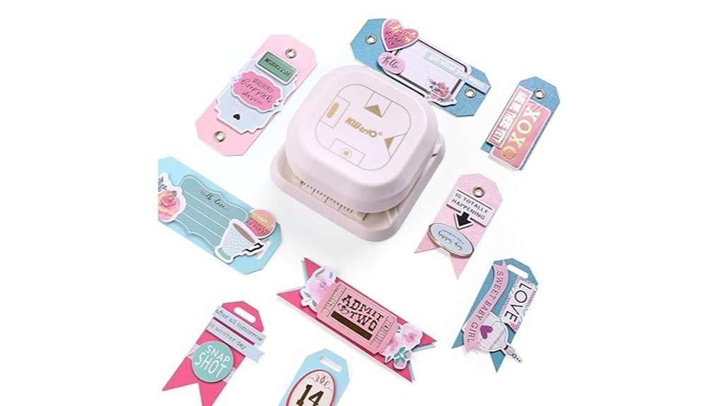 4 in 1 paper tag punch
