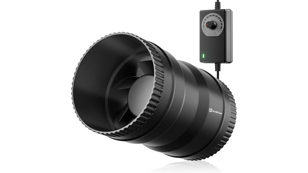 4 inch 130cfm inline booster