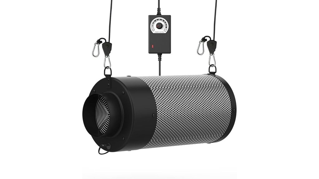 4 inch carbon filter fan