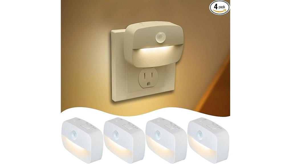 4 pack motion activated night lights