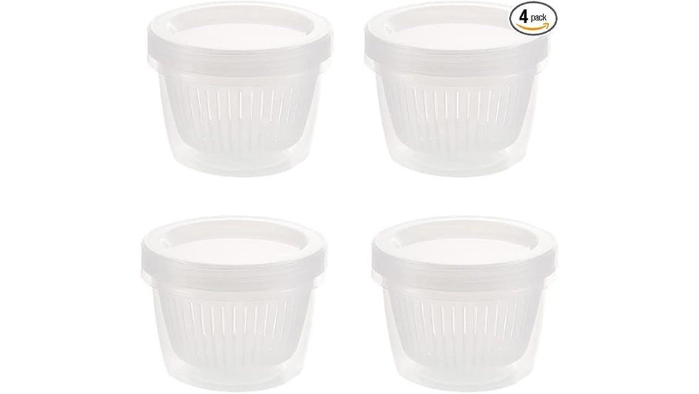 4 pack onion keeper with strainer