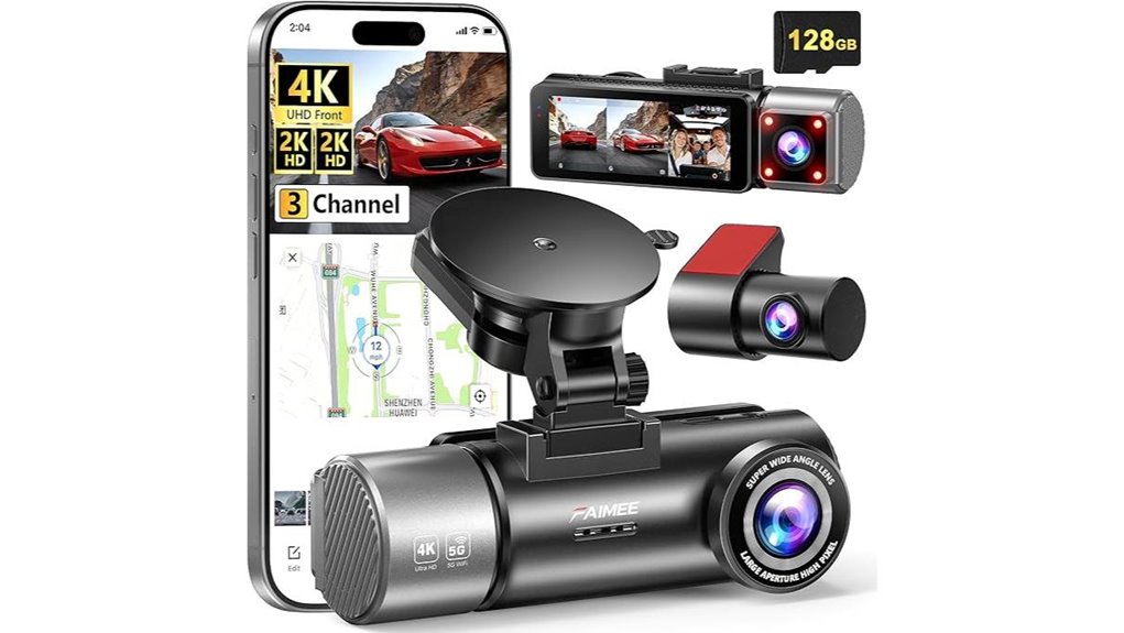 4k 2k dash cam