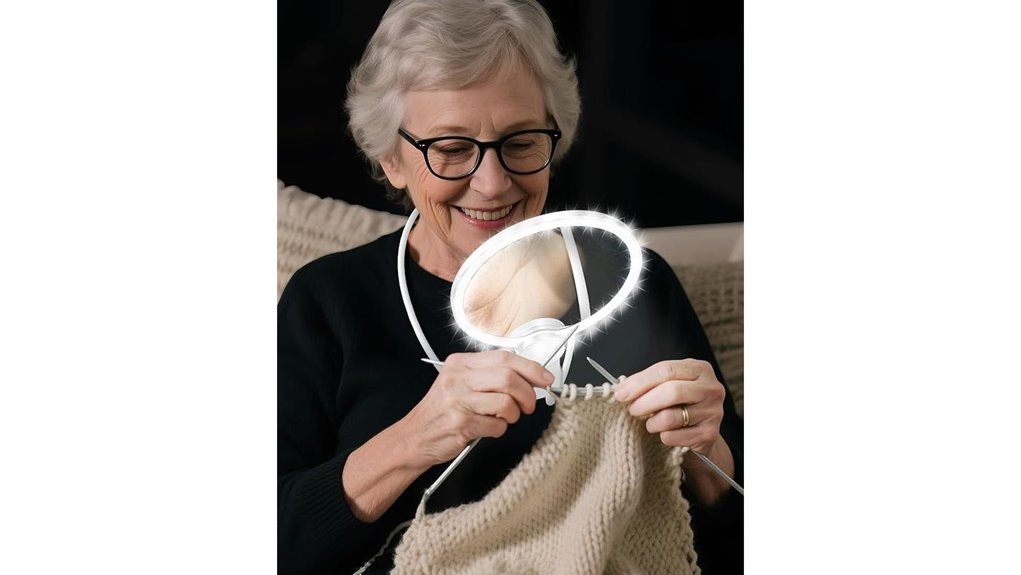 5x lighted neck mounted magnifier