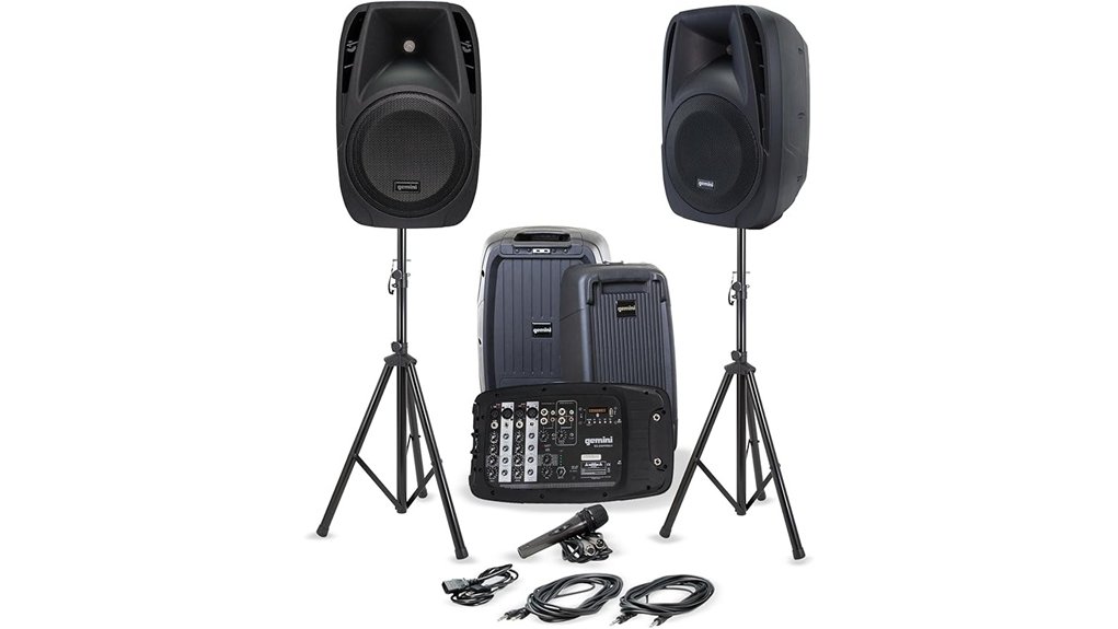 600w bluetooth pa system