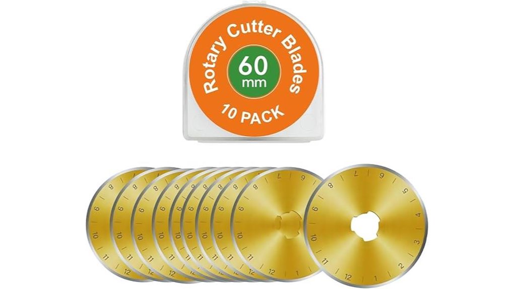 60mm titanium coated bladespack