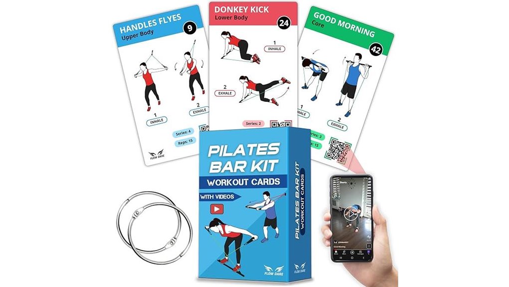 62 card 8 week pilates rings