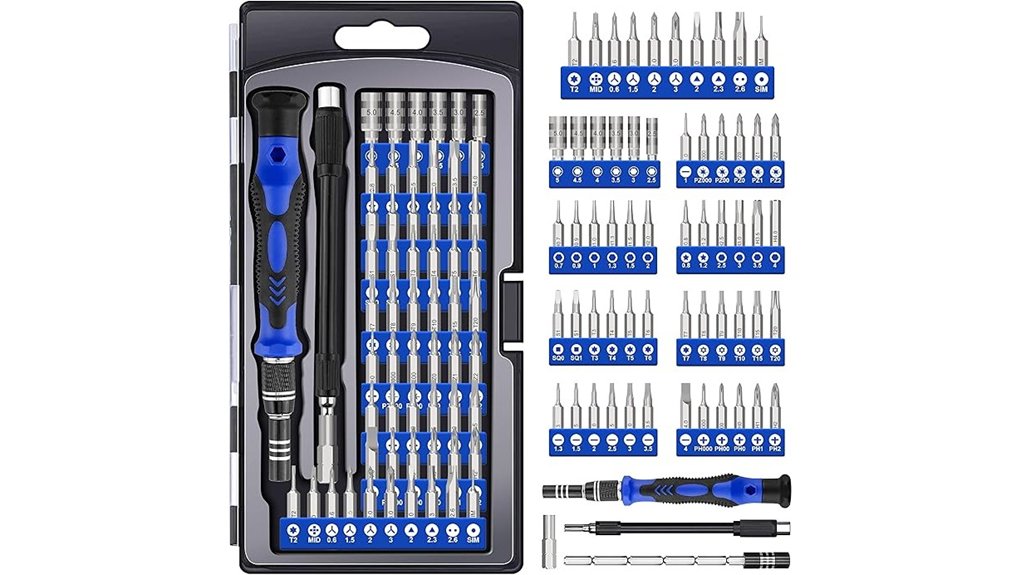 62 in 1 magnetic screwdriver kit