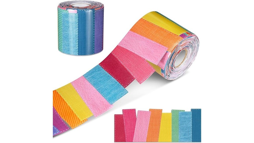 65 foot rainbow bulletin roll