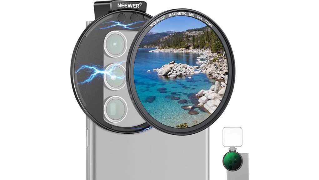67mm magnetic cpl phone clip