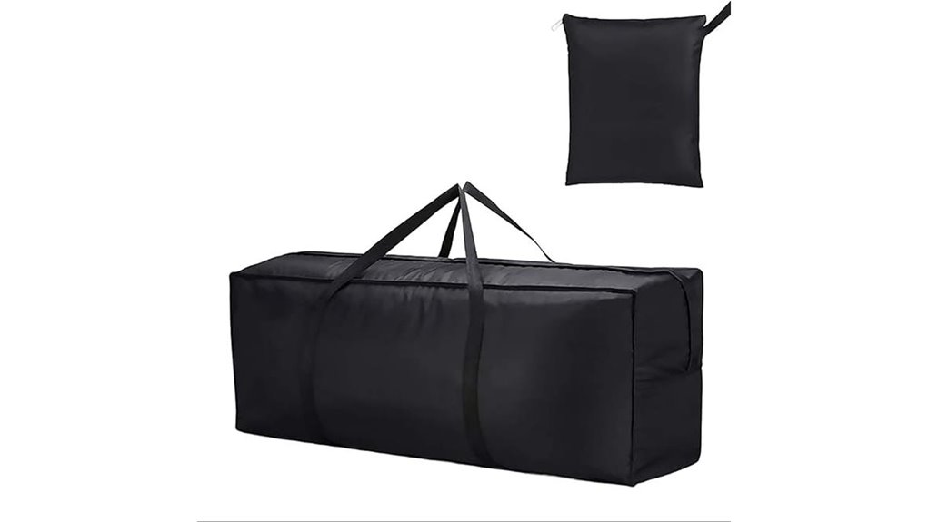 68 waterproof black cushion