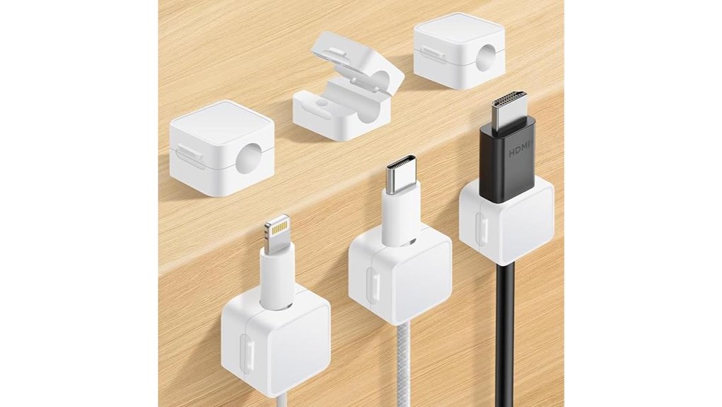 6 pack magnetic cable clips