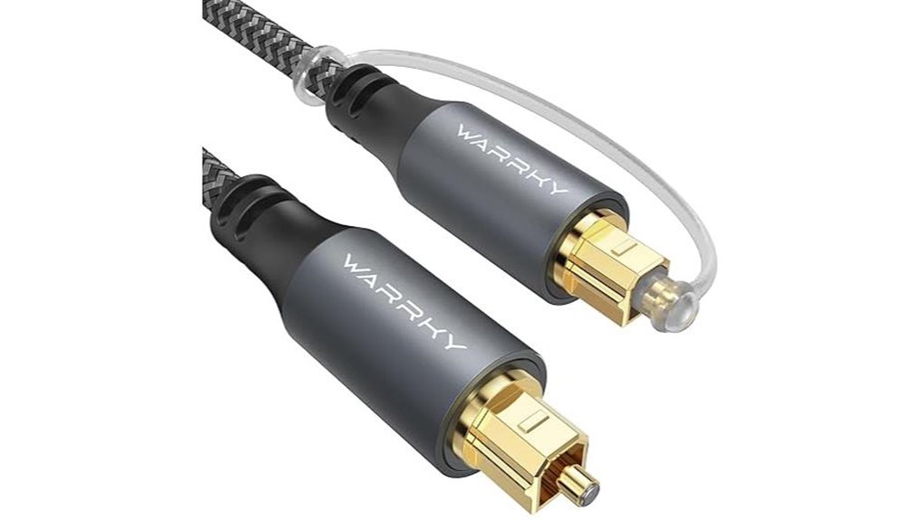 6ft nylon braided toslink cable