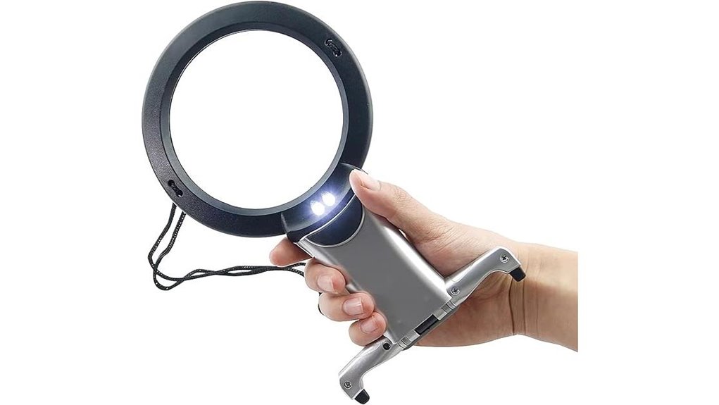 6x led hands free magnifier