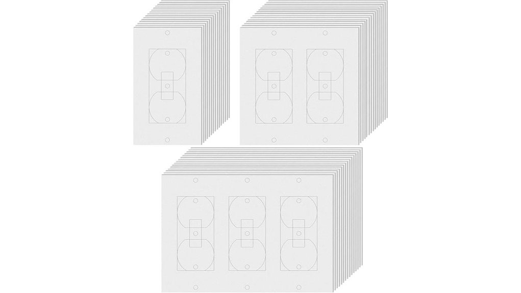 70 piece white outlet gasket