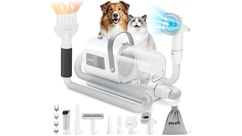 7 in 1 grooming vacuum dryer