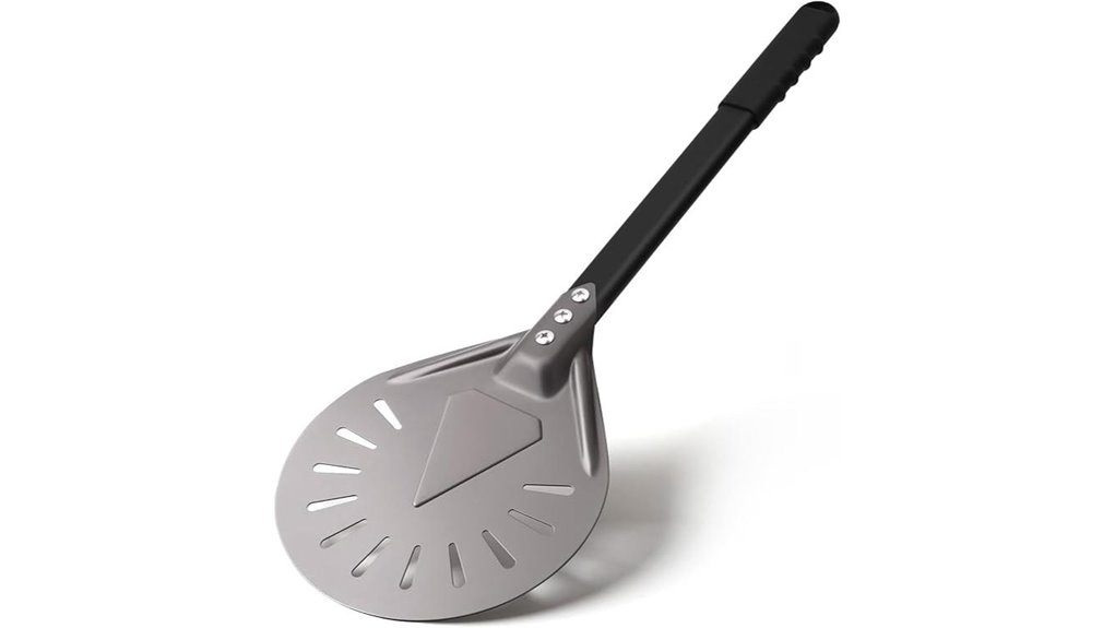 7 inch perforated aluminum pizza peel
