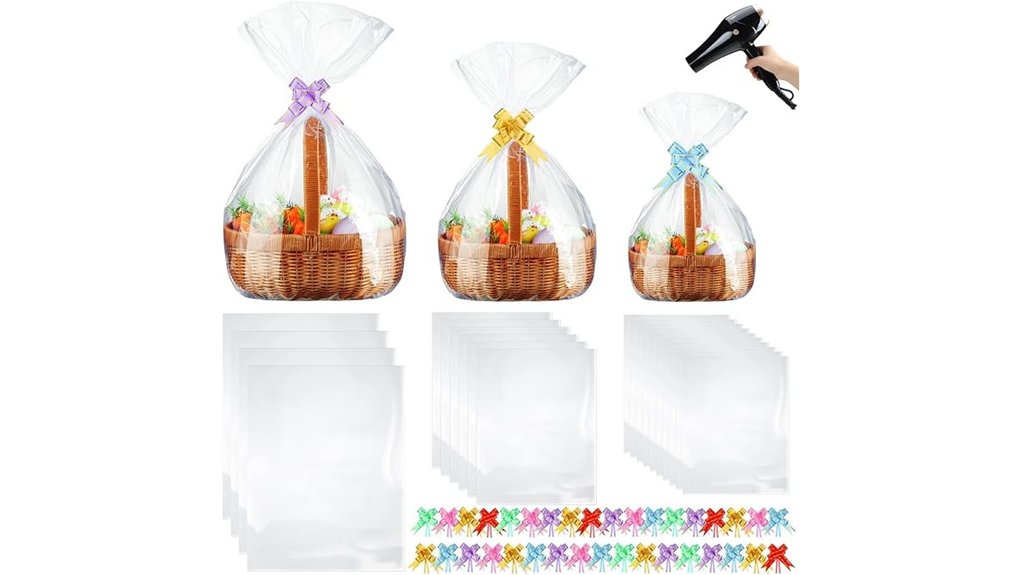 80 pack clear shrink bags
