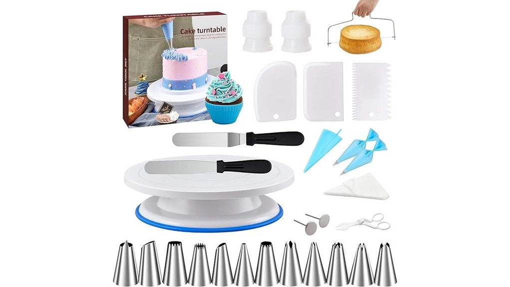 82 piece cake decorating kit