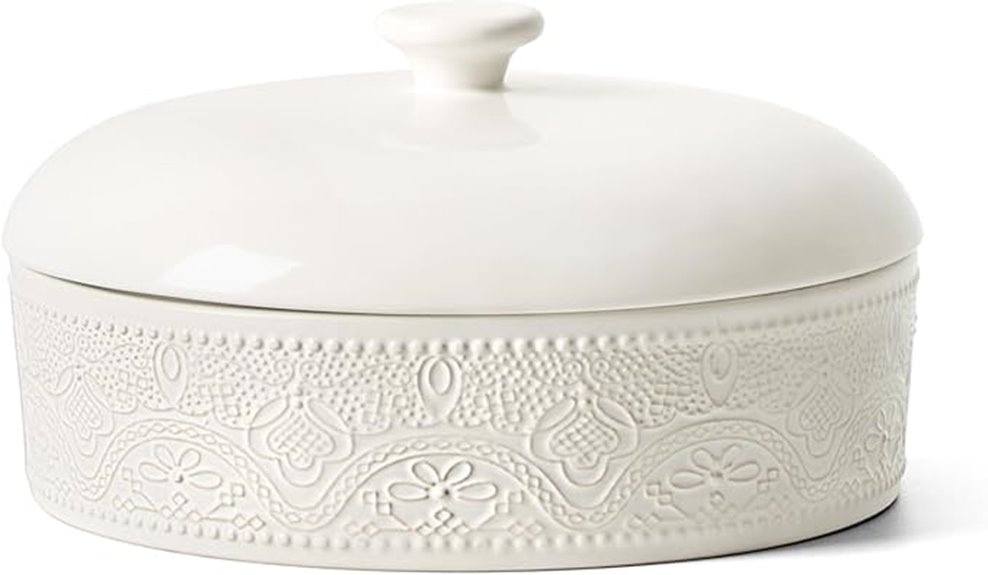 8 8 inch ceramic tortilla warmer