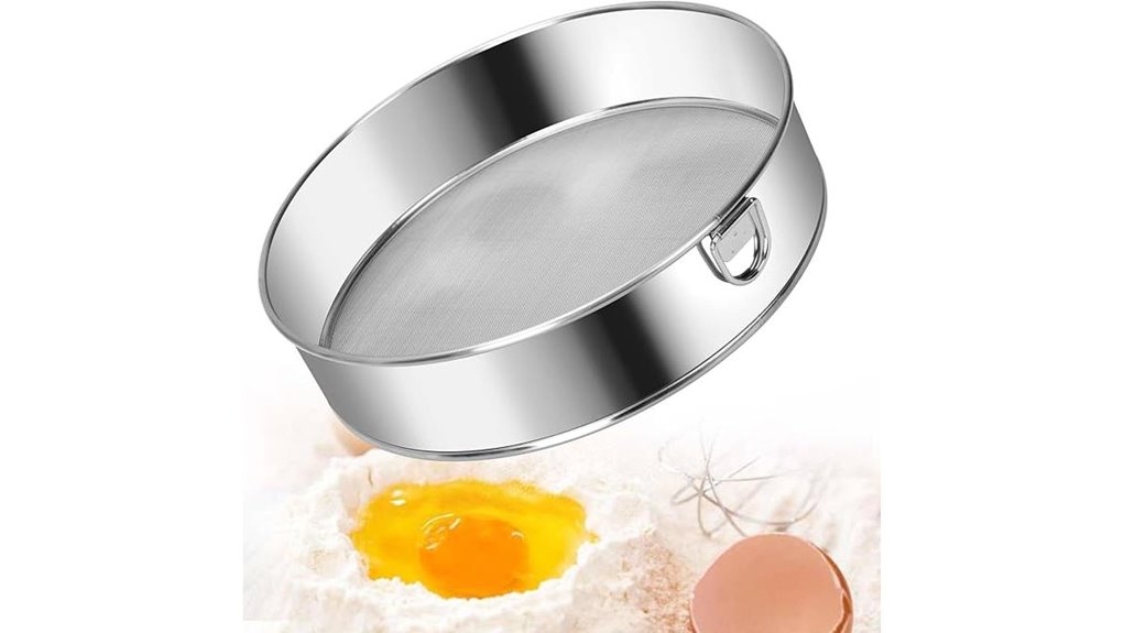 8 inch stainless steel sieve