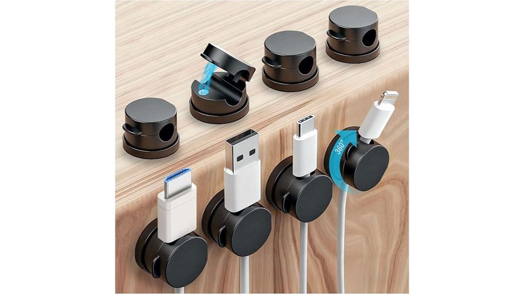 8 pack rotating magnetic clips