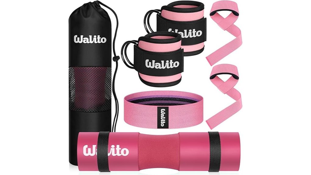 8 piece barbell pad set