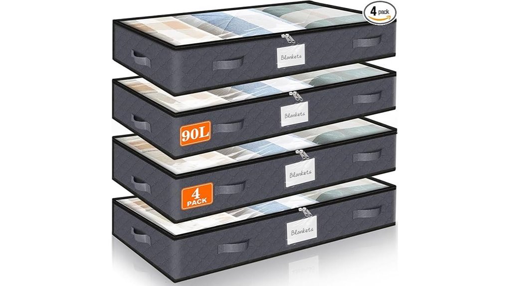 90l under bed bin pack