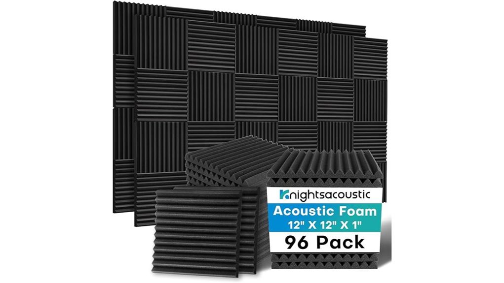 96 12x12 acoustic panels