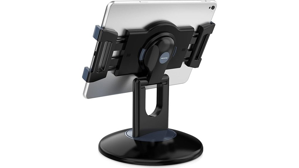 abovetek ipad kiosk stand 360 rotating 6 13