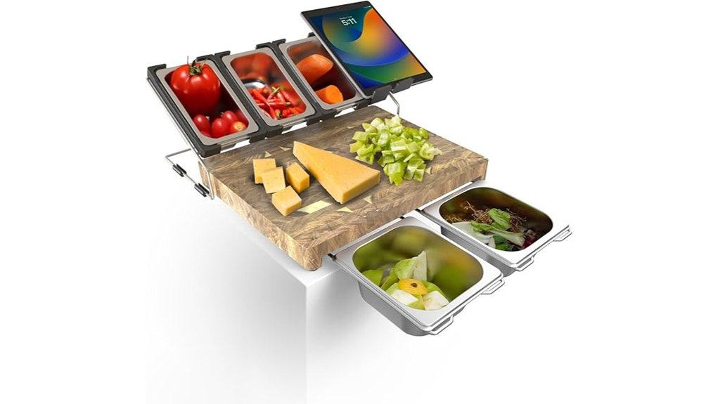 acacia cutting board set