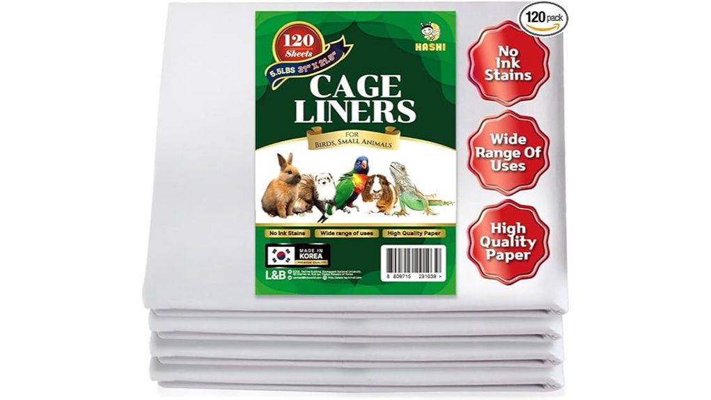 acid free bird cage liner