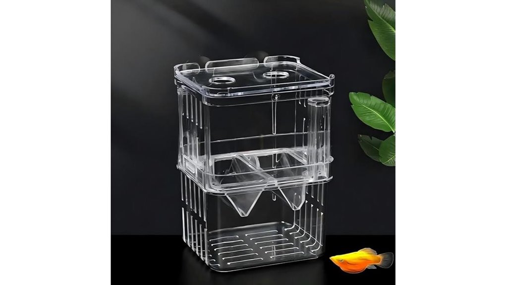 acrylic fish breeder incubator