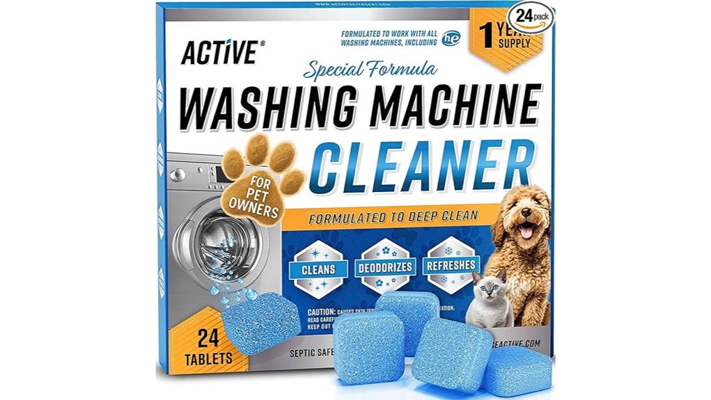 active washing machine cleaner tablets 1 year supply