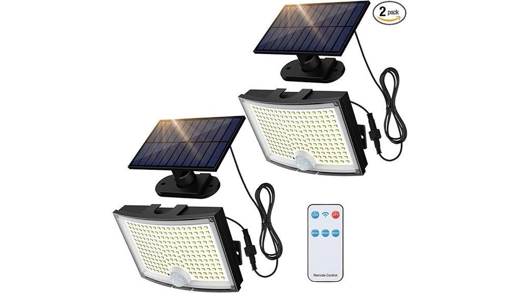 adiding solar flood lights