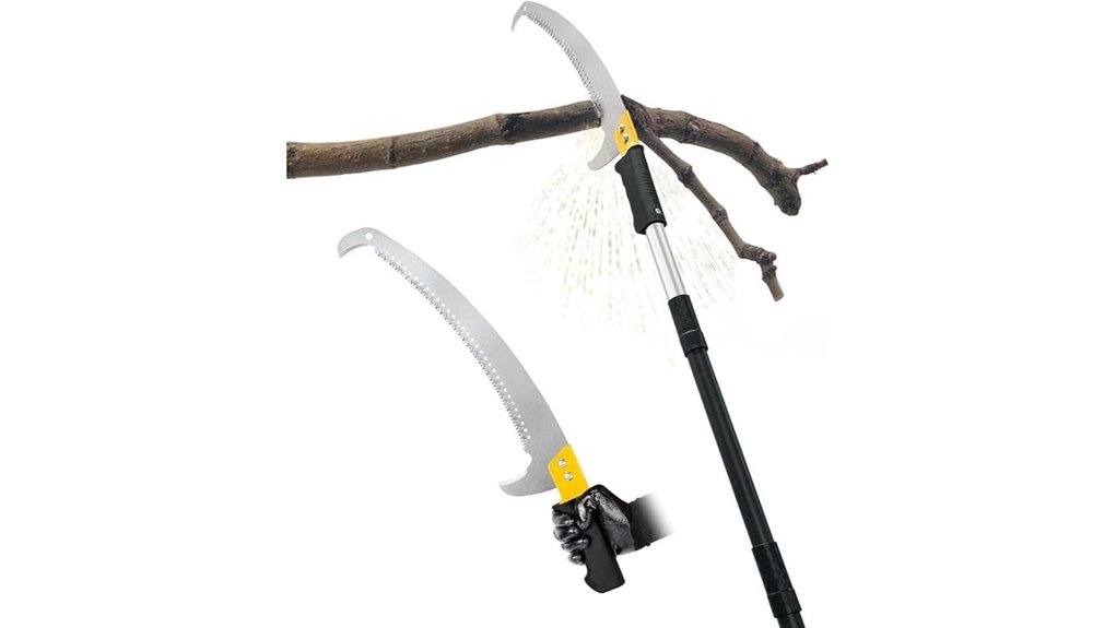 adjustable 14 5ft pole saw