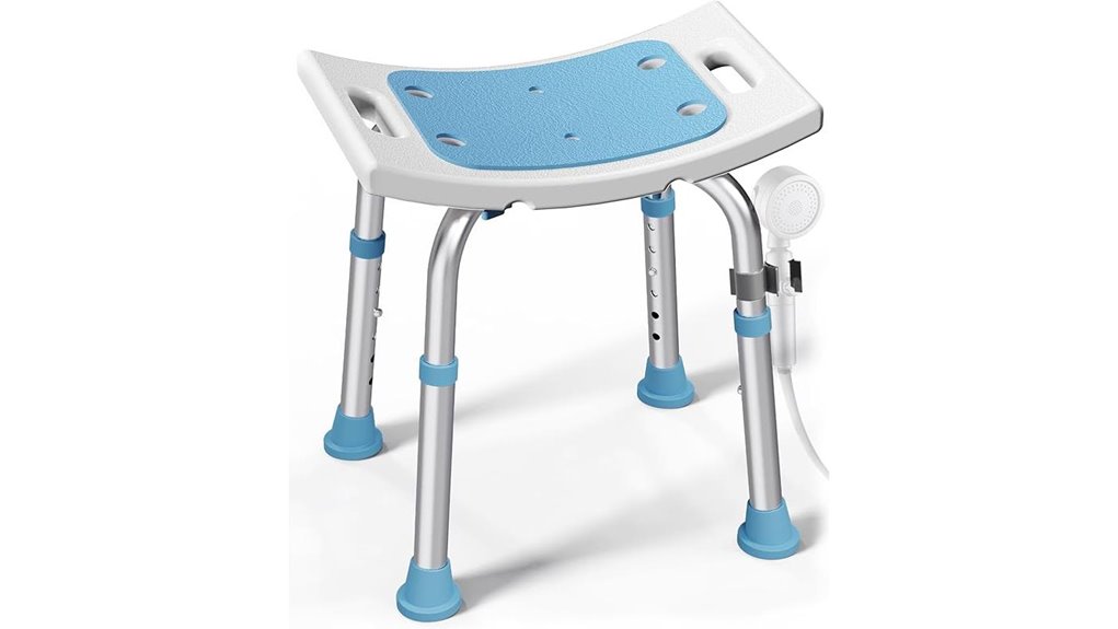 adjustable 400lb shower chair