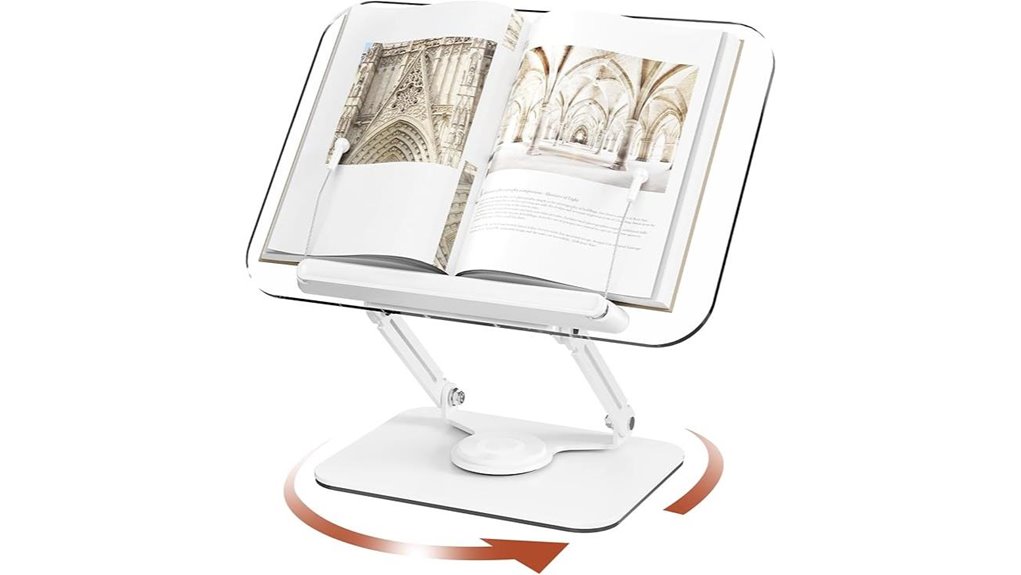 adjustable acrylic desk stand