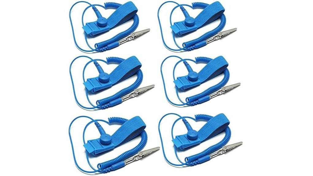adjustable antistatic esd wristbands pack