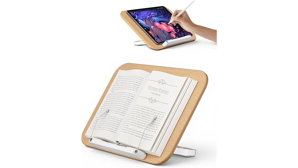 adjustable book stand heights