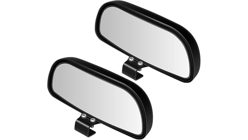 adjustable clip on blind spot mirror
