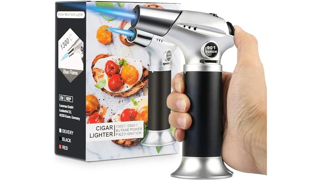 adjustable flame refillable torch