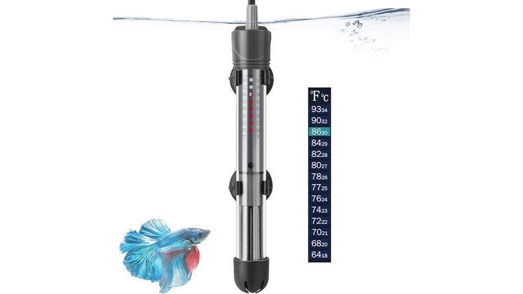 adjustable heater with thermostat