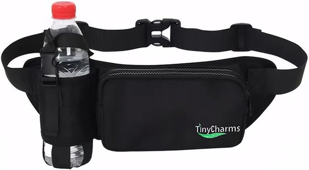 adjustable hydration running belt