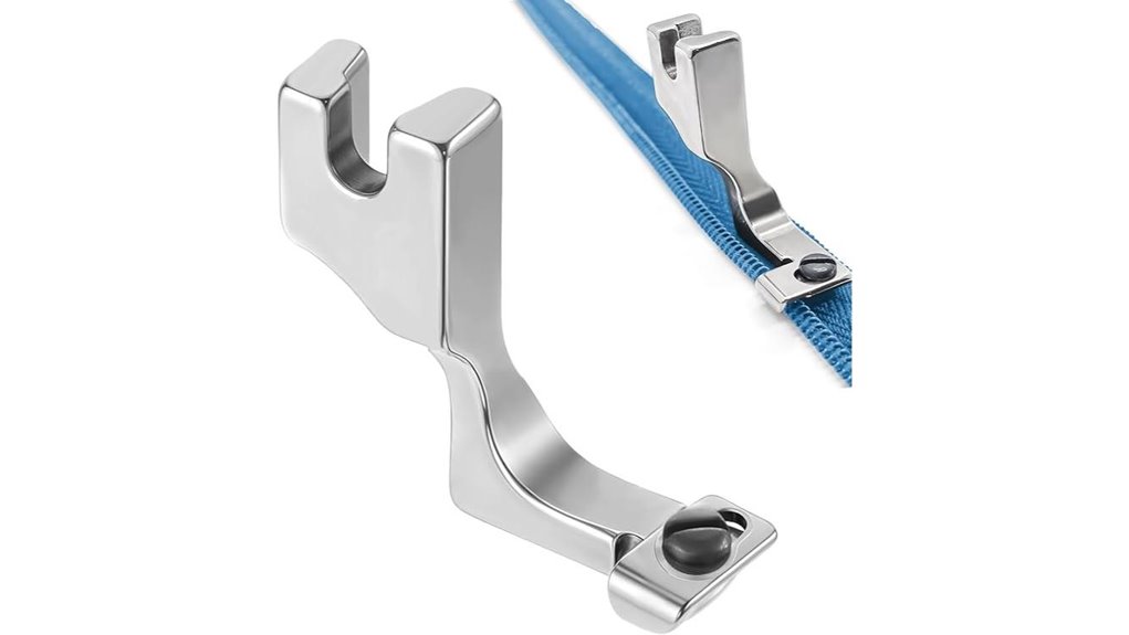 adjustable invisible zipper presser foot