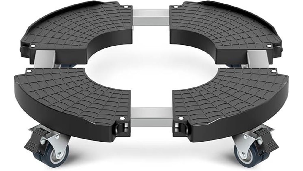 adjustable lockable plant caddy
