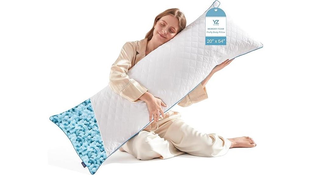 adjustable long firm pillow